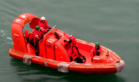 A Amalia Glacier Rescue Boat Photo