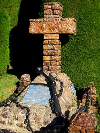 A Punta Arenas Cemetery Cross