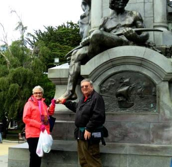 A Punta Arenas Statue TR
