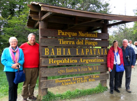 A Ushuaia Park Sign End of World TRDN