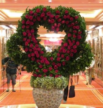 39 2016 Grand Lobby Flowers Heart
