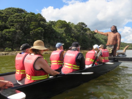 A BOI Maori Boat 4 On River