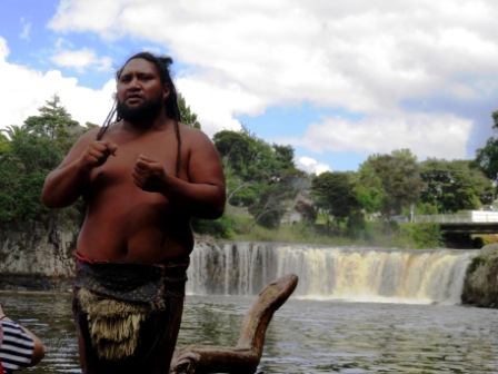 A BOI Maori Boat 8 Waterfall 2