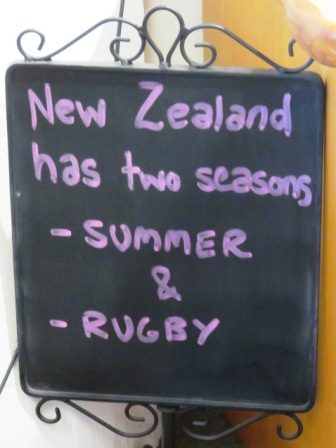 A BOI Pa1hia Rugby sign