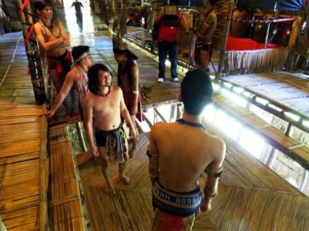 A23 0322 KK MM Inside Long House Tramp