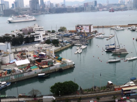 A21 HK Lunch view Harbour